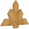 Ekena Millwork Redmond Rough Sawn Timber Gable Bracket, Western Red Cedar, 36"W x 23"H x 2"D x 6"F, 15/12 Pitch GBW036X23X0206RED00RWR - alternate 2